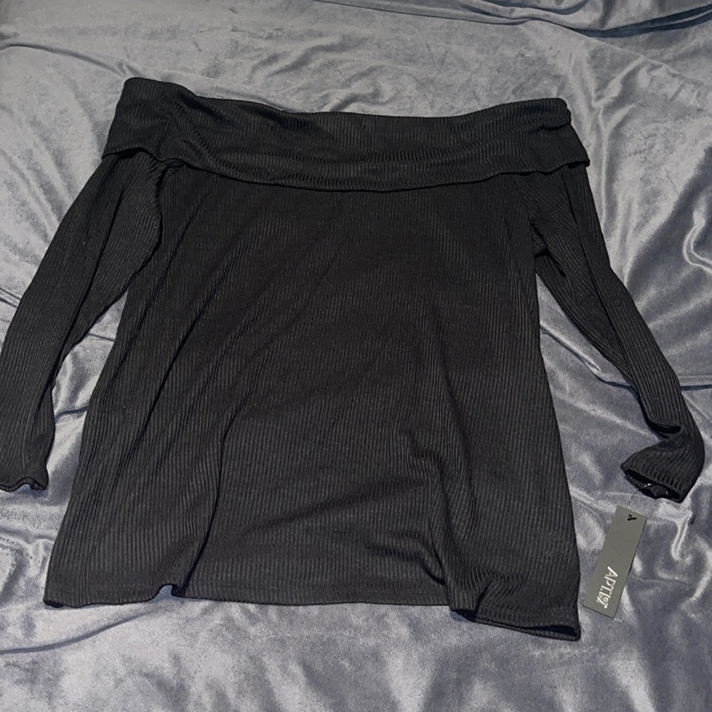 Apt. 9 Ribbed Off the shoulder top